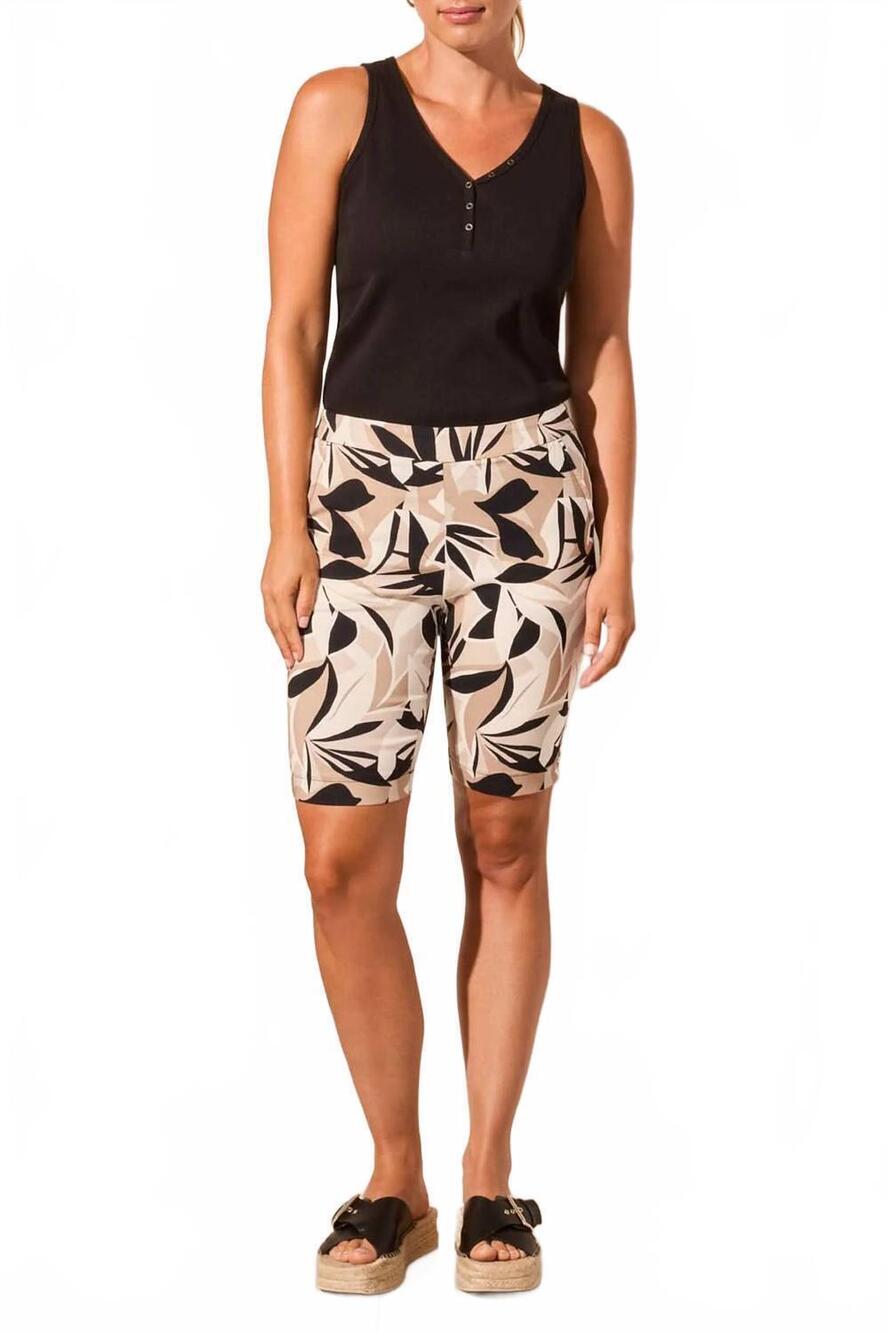NEW TRIBAL women's pull-on shorts in pebble